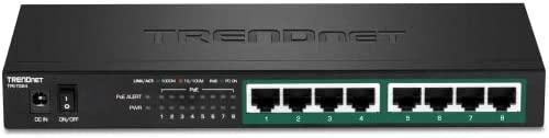 Šakotuvas Trendnet 8-PORT GIGABIT POE+ - 8-PORT GIGABIT POE+ SWITCH