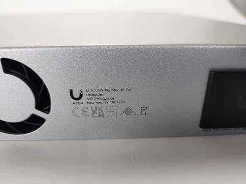 Komutatorius - Ubiquiti USW-PRO-MAX-48-POE L3 2.5G Pilkas