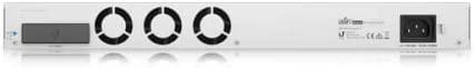 Šakotuvas „Ubiquiti“ komutatorius „UniFi 24xRJ45 10G/2xSFP28 25G“, valdomas, montuojamas į stelažą, 1,3 colio jutiklinis ekranas