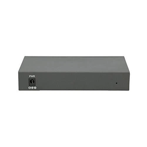 Šakotuvas EXTRALINK KRIOS 4 prievadų GbE Nevaldomas 802.3AF/AT 150 W PoE jungiklis + 1xRJ45 Up-Link