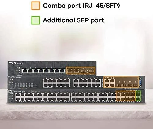 Šakotuvas ZYXEL GS2220-10, ES REGIONAS, 8 PRIEVADŲ GBE L2 KOMUTATORIUS SU GBE UPLINK (1 METŲ NCC PRO PACK LICENCIJA) (5 METŲ GARANTIJA)