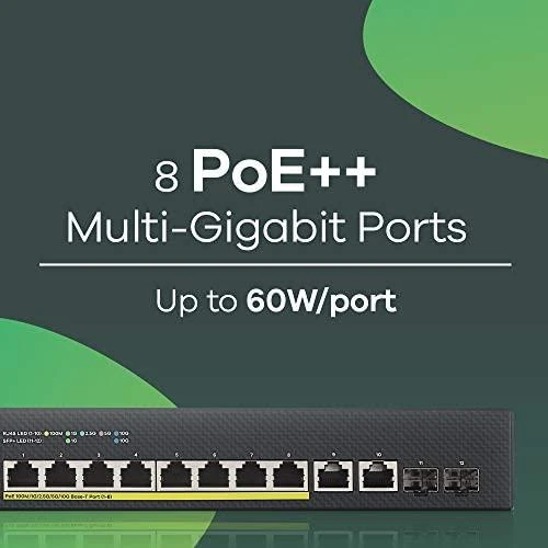 Šakotuvas Zyxel XS1930-12HP-ZZ0101F tinklo komutatorius Valdomas L3 10G Ethernet (100/1000/10000) Juoda Maitinimas per Eternetą (PoE)