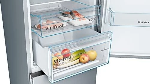 Šaldytuvas Bosch KGN39VLEB, Pilkos spalvos