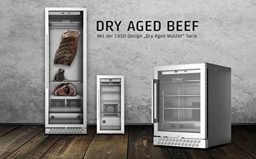Šaldytuvas Caso | Sauso brandinimo spinta su kompresorine technologija | DryAged Master 63 | Energijos vartojimo efektyvumo klasė netaikoma | Maisto brandinimo spinta su kompresorine technologija | Laisvai pastatoma | Butelių talpa netaikoma | Aušinimo tipas: kompresorinė technologija | Nerūdijantis plienas