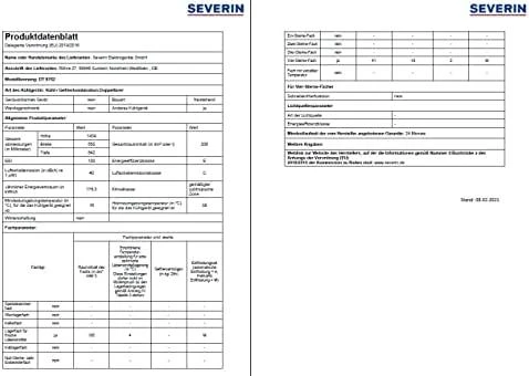 Šaldytuvas Severin DT 8762, 206 l, N-ST, 2kg/24 val., E, Šviežio maisto skyrius, Juoda