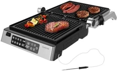 „Evolveo Salente FlamePro“ kontaktinė kepsninė su išoriniu temperatūros zondu