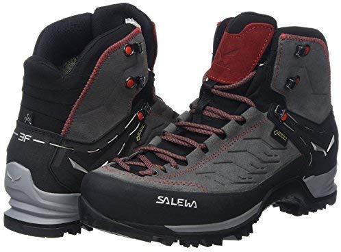 Salewa MTN Trainer Mid GTX vyriški batai suaugusiems, tamsiai pilki, pilki, raudoni