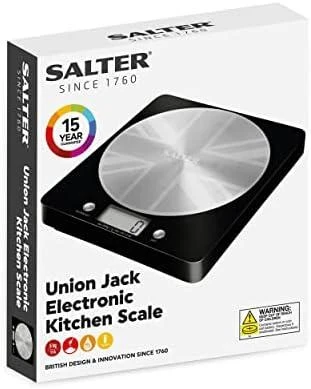 Salter 1036 UJBKDR Didžiosios Britanijos dizaino skaitmeninės virtuvinės svarstyklės