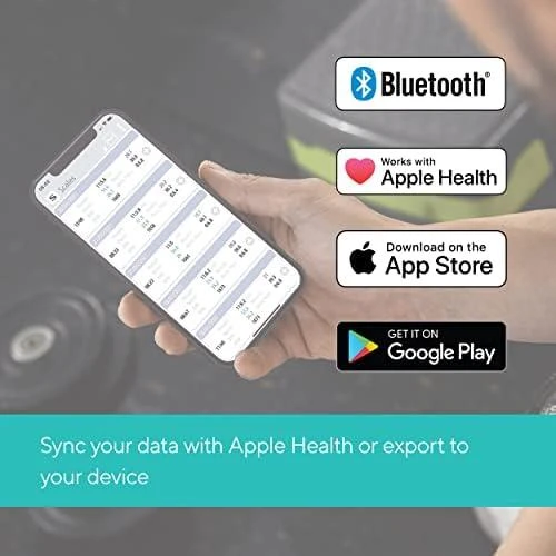 Salter 9192 BK3R Curve Bluetooth išmaniosios vonios svarstyklės, juodos
