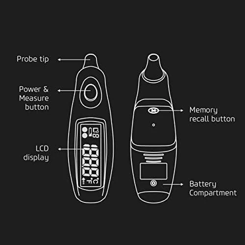 Salter TE-150-EU Jumbo Ekranas Ear Thermometer