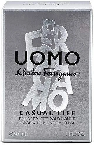 Salvatore Ferragamo Uomo Casual Life EDT tualetinis vanduo moterims, 30 ml