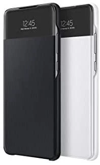 Dėklas SAMSUNG SMART S VIEW PINIGINĖS DALYS Baltas A72