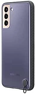 Dėklas GG996CBE skaidrus apsauginis dangtelis, skirtas Samsung Galaxy S21 Plus Juodas (Juodas)