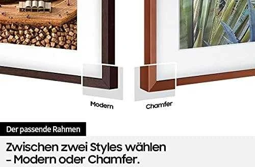 SAMSUNG Frame 50 Baltas Modern 2021 90 degree square