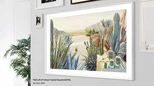 SAMSUNG Frame 50 Baltas Modern 2021 90 degree square