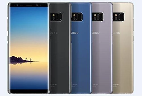 Samsung Galaxy Note8 skaidrus dėklas (Tamsiai mėlynas) QN950CNE 
