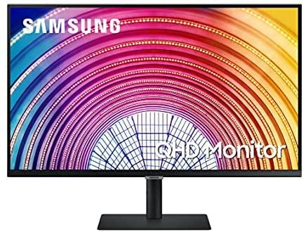 Monitorius SAMSUNG S32A600U 32inch Bezelless 16:9 2560x1440 VA 4ms HDR10 HAS/Swivel/Pivot/Tilt 130mm HDMI/DP/USB-C 90W LAN USB3-HUB VESA 100