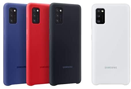 PA415TBE Silikoninis dėklas skirtas Samsung Galaxy A41 (Juodas)