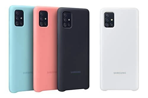 PA515TWE Silikoninis dėklas skirtas Samsung Galaxy A51 (Baltas)