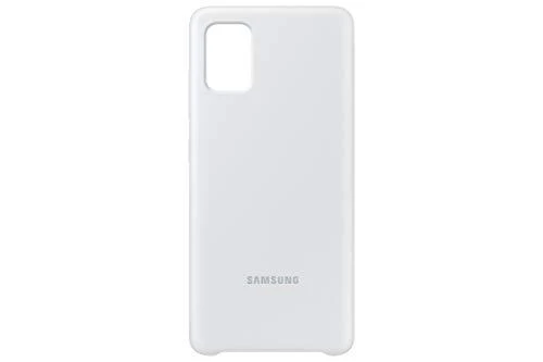 PA515TWE Silikoninis dėklas skirtas Samsung Galaxy A51 (Baltas)