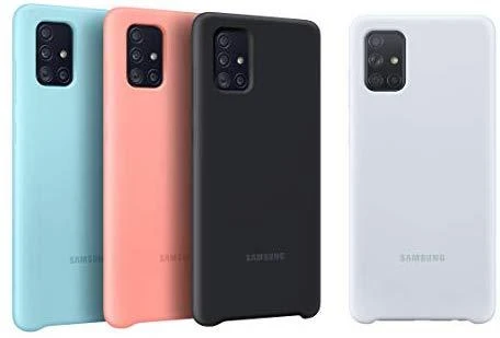 Dėklas Samsung Galaxy A71 Silikoninė Nugarėlė Juoda