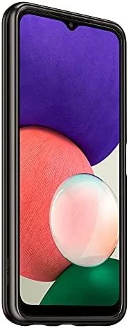 Dėklas QA226TBE minkštas skaidrus dangtelis, skirtas Samsung Galaxy A22 5G (Juodas)