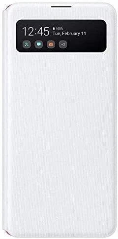 Dėklas EA426PWE Smart S View dangtelis, skirtas Samsung Galaxy A42 (5G) (Baltas)