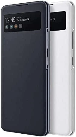 Dėklas EA426PWE Smart S View dangtelis, skirtas Samsung Galaxy A42 (5G) (Baltas)