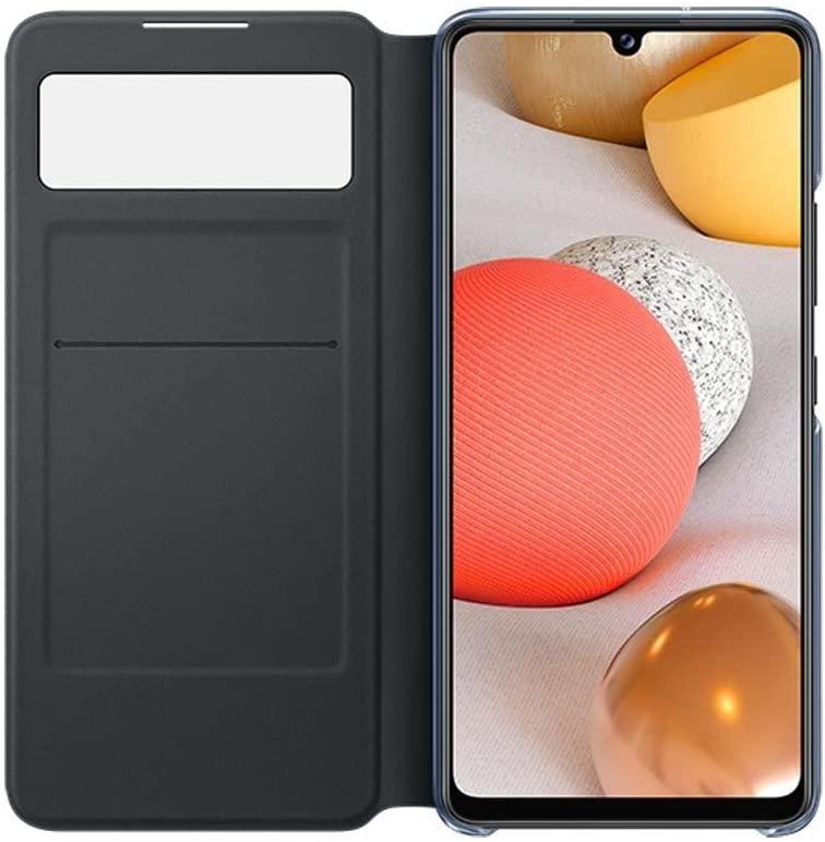 Dėklas EA426PBE Smart S View dangtelis, skirtas Samsung Galaxy A42 (5G) (Juodas)