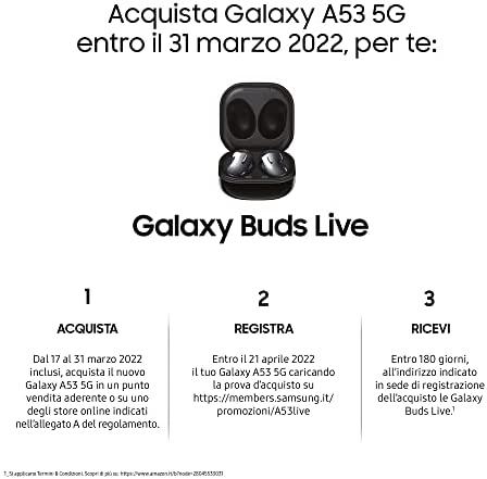 Samsung Tel. A536B Galaxy A53 5G 6/128GB DS Juodas
