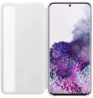 Dėklas ZG980CWE Aiškaus vaizdo dangtelis, skirtas Samsung Galaxy S20 (Baltas)