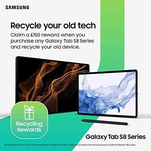 Planšetė Samsung Galaxy Tab S8 WiFi 8/128GB SM-X700NZSAEUB