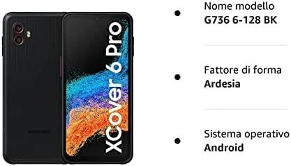 SAMSUNG Galaxy XCover 6 Pro 6/128GB Black