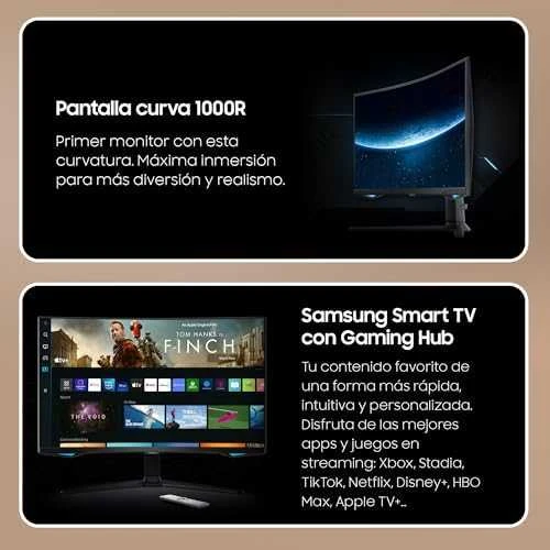 Monitorius Samsung LS32BG650EUXEN / 32" / VA / QHD / 2560 x 1440 / 16:9 / 1 ms / 350 cd/m² / 240 Hz