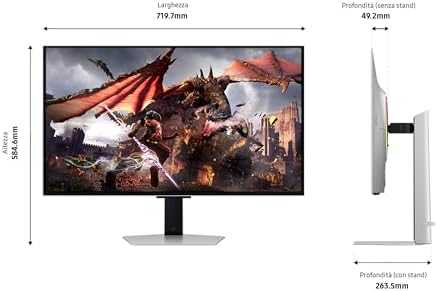 Monitorius Samsung Odyssey G8 OLED (LS32DG802SUXEN)
