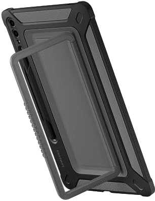 EF-RX810CBE Samsung Protective su stoveliu Galaxy Tab S9+ dėklas planšetiniam kompiuteriui juodos spalvos
