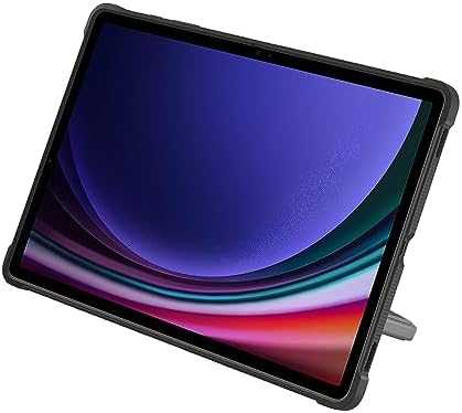 EF-RX810CBE Samsung Protective su stoveliu Galaxy Tab S9+ dėklas planšetiniam kompiuteriui juodos spalvos