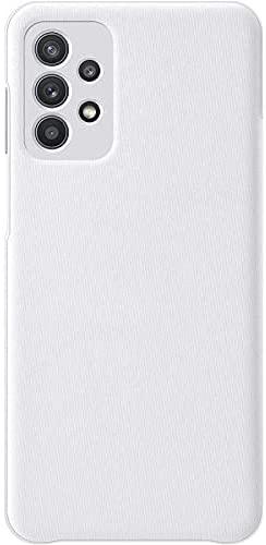 Samsung Galaxy A32 5G S View piniginės dėklas Baltas