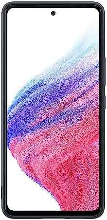 Dėklas Samsung Galaxy A53 5G silikoninis dangtelis Juodas Juodas