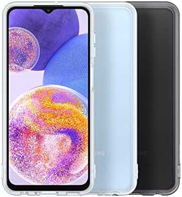 Dėklas Samsung Galaxy A23 5G Soft Clear Cover Juodas