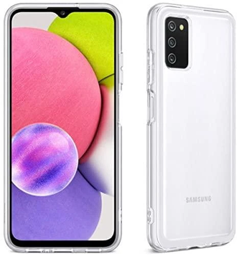 Apsauginis dėkliukas Samsung Galaxy A03s minkštas skaidrus dangtelis