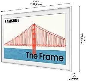 SAMSUNG Frame 55 Baltas Nuožulnus 2021 45 laipsnių įpjovimas viduje