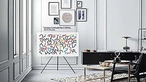 SAMSUNG Frame 55 Baltas Nuožulnus 2021 45 laipsnių įpjovimas viduje
