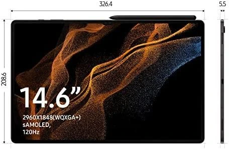 Planšetė Samsung SM-X900N Galaxy Tab S8 Ultra 16+512GB WIFI Graphite