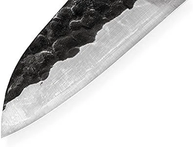 Samura BLACKSMITH universalus virtuvinis peilis Santoku 7,2"/182mm iš AUS 10 Kaltas plienas 58 HRC