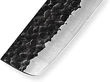Samura BLACKSMITH universalus virtuvinis peilis Nakiri 6,6"/168mm iš AUS 10 Kaltas plienas 58 HRC