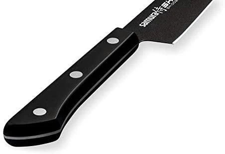 Samura SHADOW Universalus peilis su juoda nepridegančia danga 4,0"/99mm iš AUS 8 Japoniško plieno 59 HRC