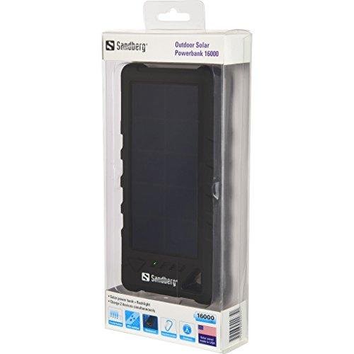 Nešiojamas įkroviklis Sandberg Outdoor Solar Powerbank 16000
