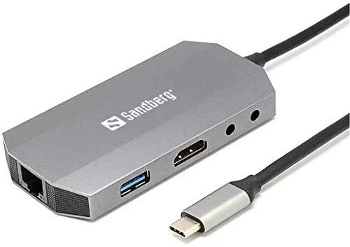 Sandberg USB-C 6in1 kelioninis dokas