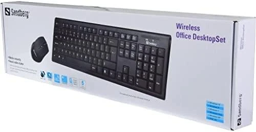 Klaviatūra Sandberg Wireless Office DesktopSet Nr